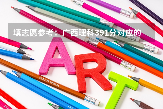 填志愿参考：广西理科391分对应的大学 2024中国二本大学排行榜及分数线