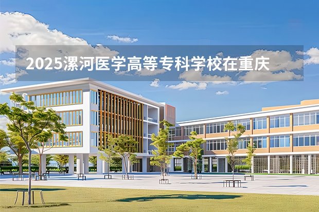 2025漯河医学高等专科学校在重庆招生计划一览表