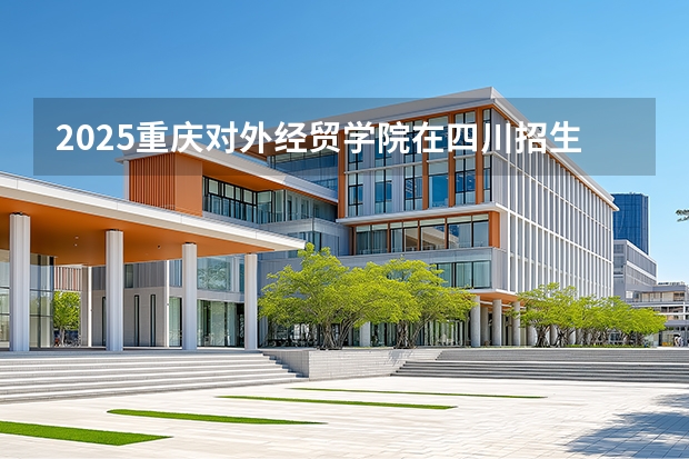 2025重庆对外经贸学院在四川招生计划一览表