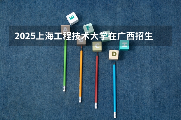 2025上海工程技术大学在广西招生计划一览表