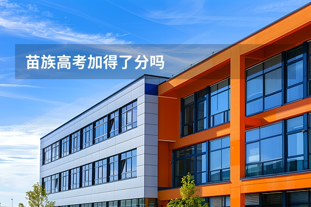苗族高考加得了分吗