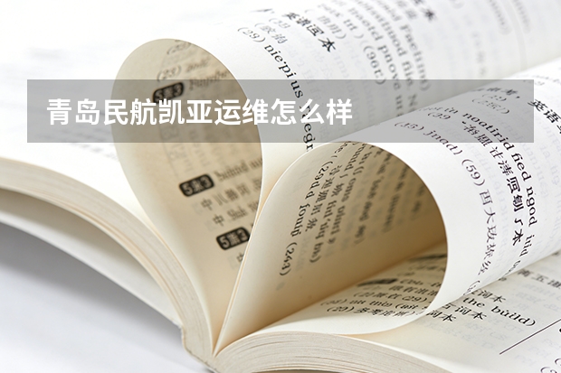 青岛民航凯亚运维怎么样