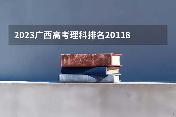 2023广西高考理科排名201187的考生可以报什么大学 历年录取分数线