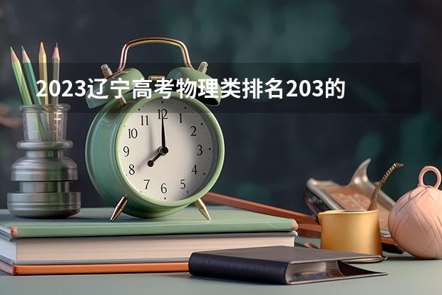 2023辽宁高考物理类排名203的考生可以报什么大学 历年录取分数线